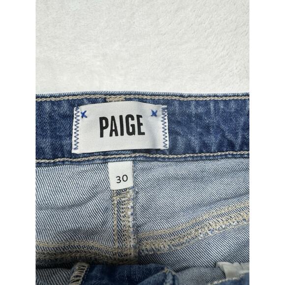 PAIGE Denim Shorts Jimmy Jimmy Short Size 30 - Picture 2 of 7